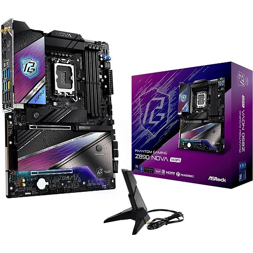 Материнська плата ASRock Phantom Gaming Z890 Nova WiFi - придбати в Дніпрі, Україні: ціна, характеристики | інтернет-магазин TOUCH