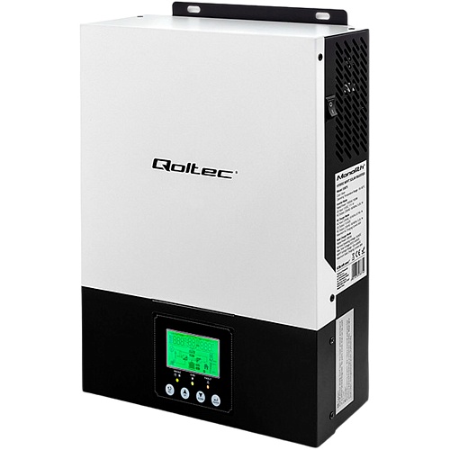 Гибридный солнечный инвертор Qoltec Hybrid Solar Inverter Off-Grid 2.4KW 24V 80A MPPT Sinus