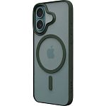 Чехол iLera ColorAnt Clear Case with MagSafe для Apple iPhone 16 Deep Green (iLGCAClCaDG16)