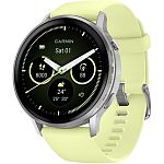 Смарт-часы Garmin Venu 4 45mm Silver with Citron Silicone Band (010-03014-02)
