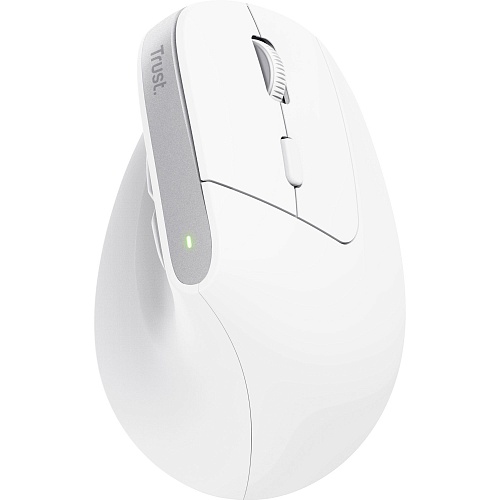 Миша Trust Bayo+ Ergonomic White (25399) - придбати в Дніпрі, Україні: ціна, характеристики | інтернет-магазин TOUCH