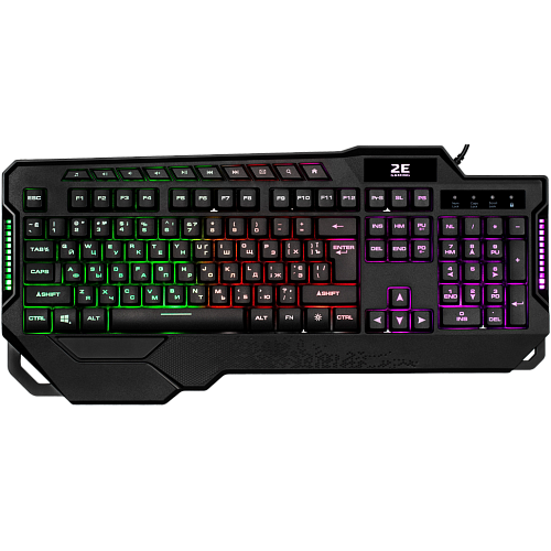 Клавиатура 2E Gaming KG340 LED USB Black (2E-KG340UBK)