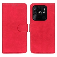 Чехол-книжка Classy Leather Case для Xiaomi Redmi 10C (Red)