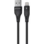 Кабель Proove Soft Silicone USB-A to Lightning 1m Black (CCSO20001101)