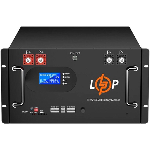 Аккумулятор LogicPower LiFePO4 48V (51.2V/230Ah/11776Wh) (30386) 