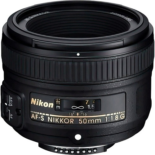 Объектив Nikon AF-S NIKKOR 50mm f/1.8G (JAA015DA) Объектив Nikon AF-S NIKKOR 50mm f/1.8G (JAA015DA)