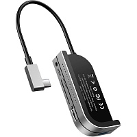 USB-хаб Baseus Bend Angle No.7 Multifunctional Type-C Hub Converter Dark Gray (CAHUB-WJ0G) USB-хаб Baseus Bend Angle No.7 Multifunctional Type-C Hub Converter Dark Gray (CAHUB-WJ0G)