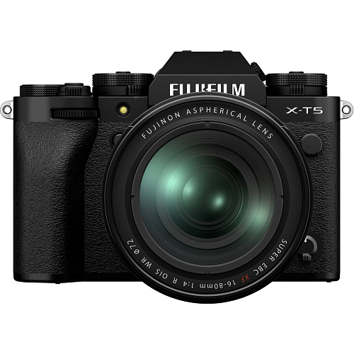 Беззеркальный фотоаппарат Fujifilm X-T5 Kit XF 16-80mm f4 R OIS WR Black (16782636) UA