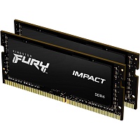 Модуль памяти SO-DIMM DDR4 Kingston FURY Impact 2x32GB 3200MHz (KF432S20IBK2/64)