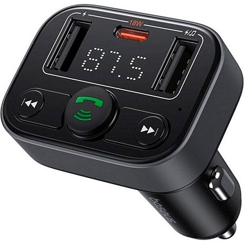 FM-трансмиттер Baseus S-09 Lite Series Black (C10762300113-00)