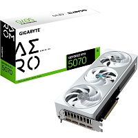 Видеокарта Gigabyte GeForce RTX 5070 AERO OC 12G (GV-N5070AERO OC-12GD) UA