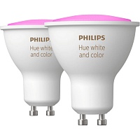 Умная лампочка Philips Hue GU10 2шт (929001953102) Умная лампочка Philips Hue GU10 2шт (929001953102)