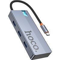 USB-хаб Hoco HB50 Wow 5-in-1 Deep Space Gray