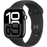 Смарт-годинник Apple Watch Series 10 GPS 46mm Jet Black Aluminum Case with Black Sport Band XL (MWX13+MXM53) - придбати в Дніпрі, Україні: ціна, характеристики | інтернет-магазин TOUCH