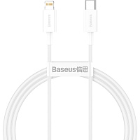 Кабель Baseus Superior Series Fast Charging USB-C to Lightning 20W 2m White (CATLYS-C02)