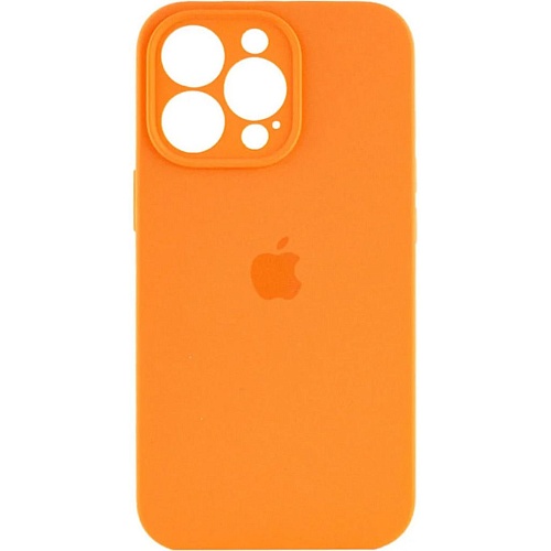 Чехол Silicone Case Camera Protect для Apple iPhone 16 Pro Orange AA