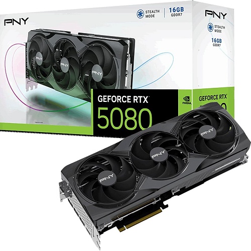 Відеокарта PNY GeForce RTX 5080 16GB (VCG508016TFXPB1) EU - придбати в Дніпрі, Україні: ціна, характеристики | інтернет-магазин TOUCH