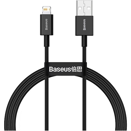 Кабель Baseus Superior Series Fast Charging Lightning 2.4A 1m Black (CALYS-A01)
