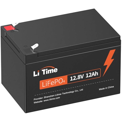 Аккумулятор Li Time LiFePO4 12V (12.8V/12Ah/153.6Wh)