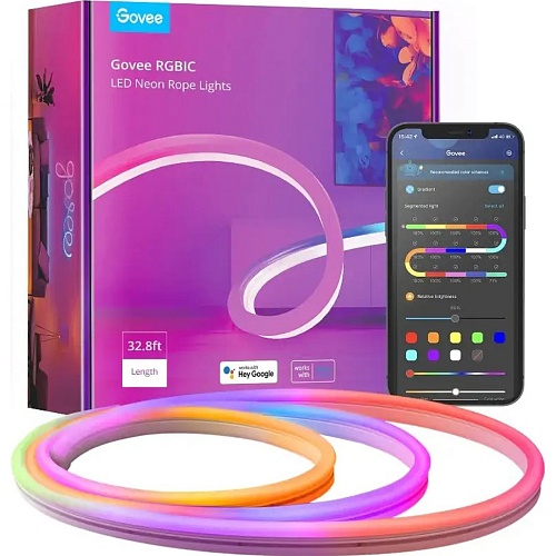 Світлодіодна стрічка Govee RGBIC Led NEON ROPE 10 m - придбати в Дніпрі, Україні: ціна, характеристики | інтернет-магазин TOUCH