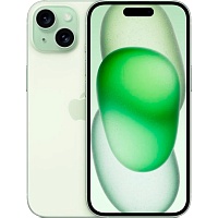 Смартфон Apple iPhone 15 256GB eSIM Green (MTM83) Смартфон Apple iPhone 15 256GB eSIM Green (MTM83)