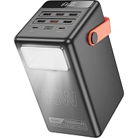 Внешний аккумулятор Hoco Centurion DB03 Max 100000mAh 65W Black Внешний аккумулятор Hoco Centurion DB03 Max 100000mAh 65W Black