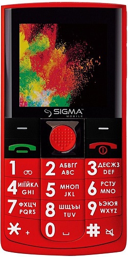 Мобільний телефон Sigma mobile Comfort 50 SOLO (Red) UA-UCRF - придбати в Дніпрі, Україні: ціна, характеристики | інтернет-магазин TOUCH