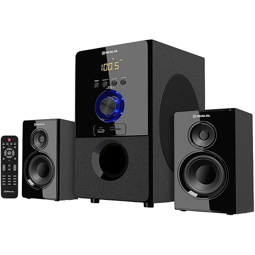 Акустична система REAL-EL M-555 Black (EL121300013) - придбати в Дніпрі, Україні: ціна, характеристики | інтернет-магазин TOUCH