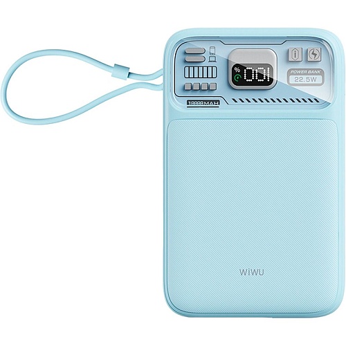Зовнішній акумулятор WiWU Wi-P016 10000mAh Blue - придбати в Дніпрі, Україні: ціна, характеристики | інтернет-магазин TOUCH