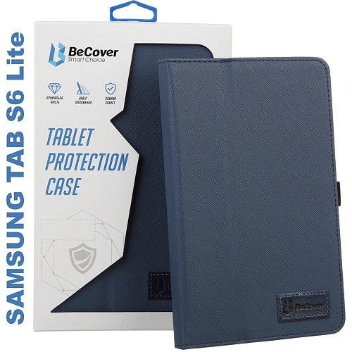 Чехол-книжка BeCover Slimbook для Samsung Galaxy Tab S6 Lite 2020/2022 Deep Blue (705017)