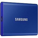 Зовнішній SSD накопичувач Samsung T7 500 GB Indigo Blue (MU-PC500H/WW)