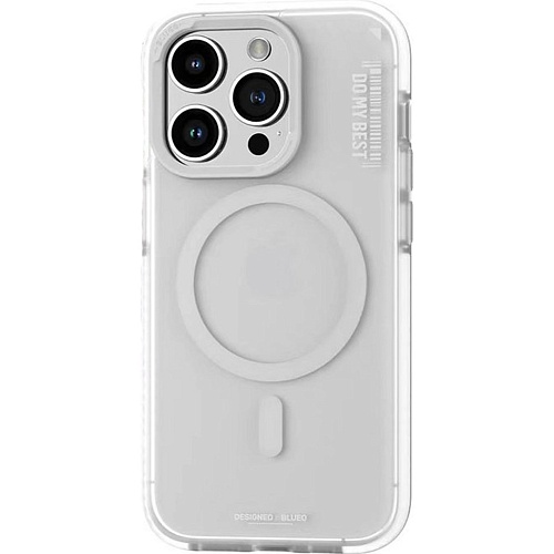 Чехол Blueo Dual Color Matte with MagSafe для Apple iPhone 14 Pro White