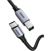 Кабель Ugreen US370 USB-C - USB-B 2.0m (80807)