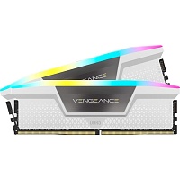 Модуль памяти DDR5 Corsair Vengeance RGB 2x16GB 6000MHz White (CMH32GX5M2B6000Z30W)