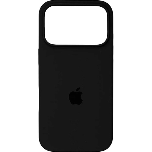Чехол Silicone Case для Apple iPhone 17 Pro Max Black AA