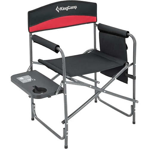 Складаний стілець KingCamp Folding Director Chair Black/Red (2248.65.51) - придбати в Дніпрі, Україні: ціна, характеристики | інтернет-магазин TOUCH