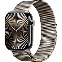 Смарт-часы Apple Watch Series 10 GPS + Cellular 46mm Natural Titanium Case with Natural Milanese Loop S/M (MC7Q4)
