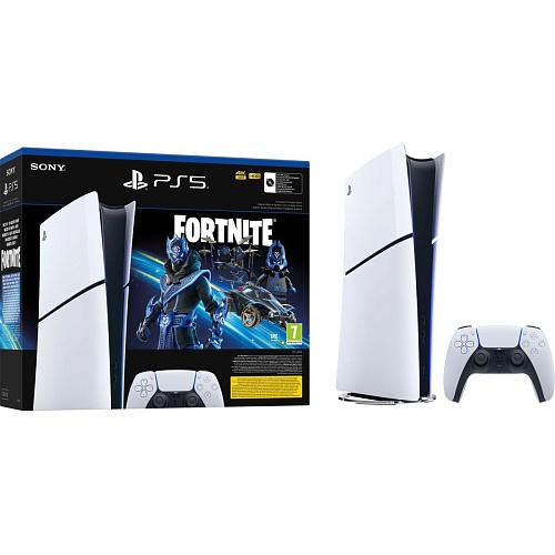Игровая консоль Sony PlayStation 5 Slim Digital Edition 1TB Fortnite Cobalt Star Bundle (1000045170)
