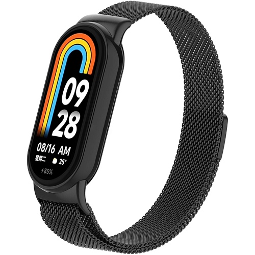 Ремешок ArmorStandart Milanese Magnetic Band для Xiaomi Smart Band 8 / 9 / 10 Black (ARM69916)