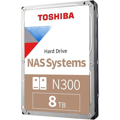 Жесткий диск 3.5" Toshiba N300 8TB SATA 512MB (MN10ADA800S)