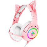 Игровые наушники Onikuma K9 Cat 3.5mm Pink