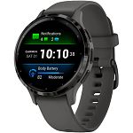 Смарт-часы Garmin Venu 3S Slate Stainless Steel Bezel with Pebble Gray Case and Silicone Band (010-02785-00/50)