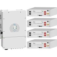 Система зберігання енергії Deye SUN-12K-SG02LP1-EU-AM3 12kW + 4 АКБ SE-G5.1 Pro-B 20.48 kWh (51.2V/100Ah/5120Wh) - придбати в Дніпрі, Україні: ціна, характеристики | інтернет-магазин TOUCH