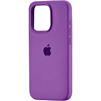 Чехол Silicone Case для Apple iPhone 16 Pro Grape AA