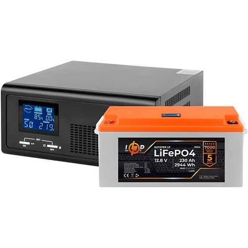 Джерело безперебійного живлення (ДБЖ) LogicPower UPS B430 + АКБ LiFePO4 2944Wh (22634) - придбати в Дніпрі, Україні: ціна, характеристики | інтернет-магазин TOUCH