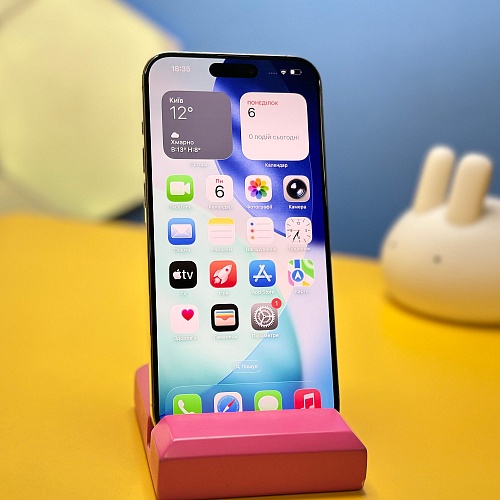 Смартфон Apple iPhone 15 Pro Max 256GB Natural Titanium (7128) Б/У - придбати в Дніпрі, Україні: ціна, характеристики | інтернет-магазин TOUCH