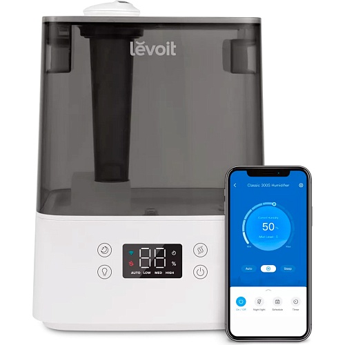 Зволожувач повітря Levoit Smart Ultrasonic Humidifier Classic 300S White (HEAPHULVSEU0034) - придбати в Дніпрі, Україні: ціна, характеристики | інтернет-магазин TOUCH