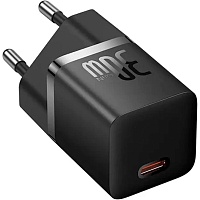 Мережевий зарядний пристрій Baseus GaN5 Fast Charger 1C 30W Black (CCGN070401) - придбати в Дніпрі, Україні: ціна, характеристики | інтернет-магазин TOUCH