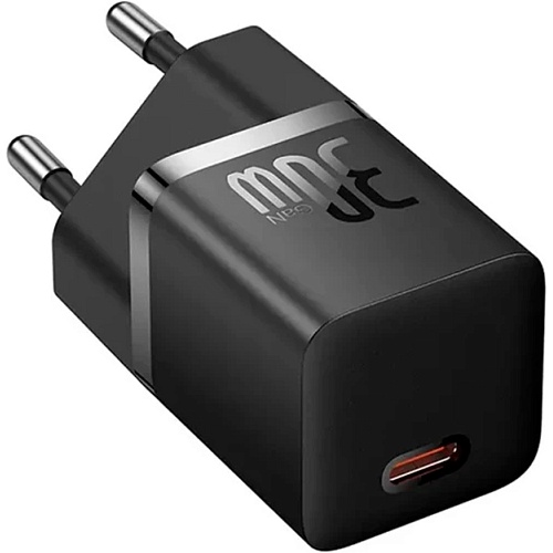 Сетевое зарядное устройство Baseus GaN5 Fast Charger 1C 30W Black (CCGN070401)