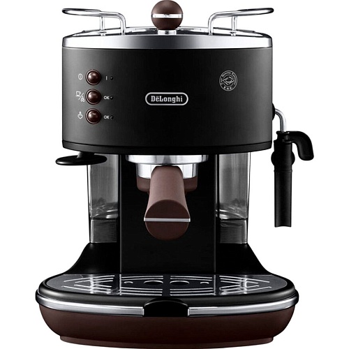 Кавоварка ріжкова Delonghi Icona Vintage ECOV 311.BK - придбати в Дніпрі, Україні: ціна, характеристики | інтернет-магазин TOUCH